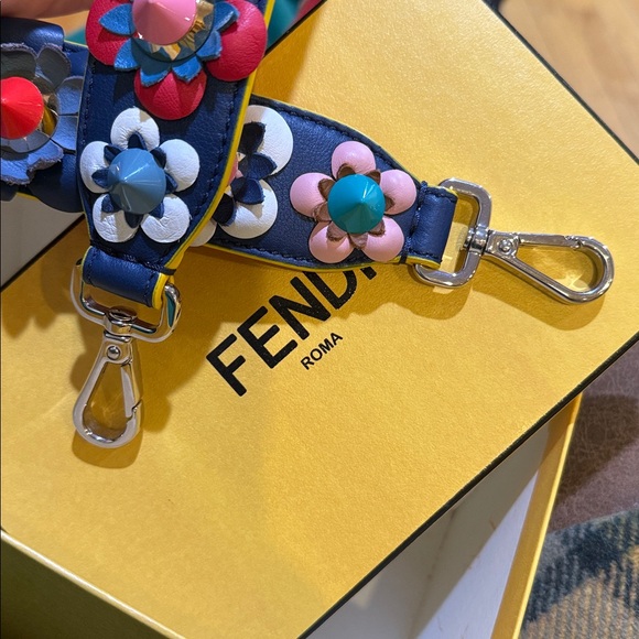 Fendi Flowerland Multicolor Bag Strap - Picture 3 of 6